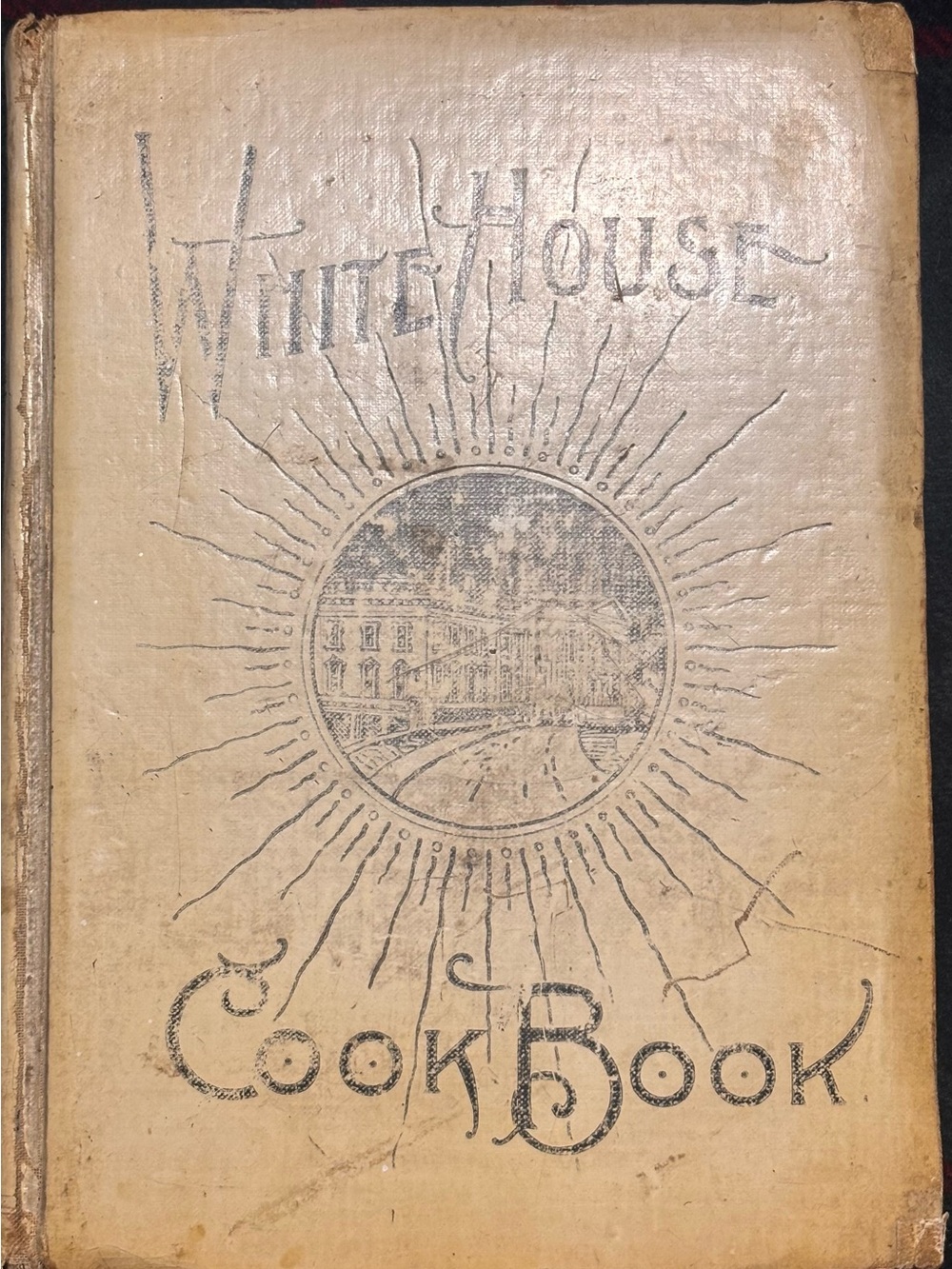 White House Cookbook - Beige Hardcover Cookbook